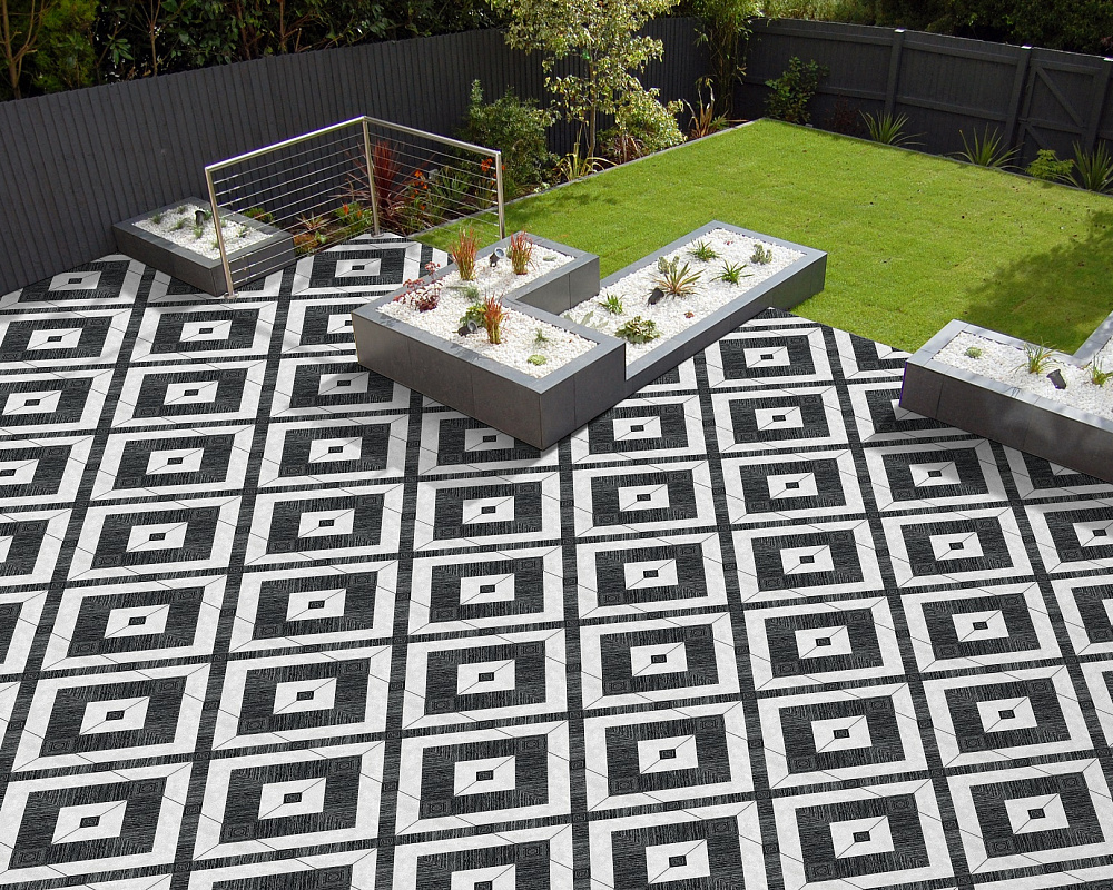 Spin Tropic Bianco Matt 40x40